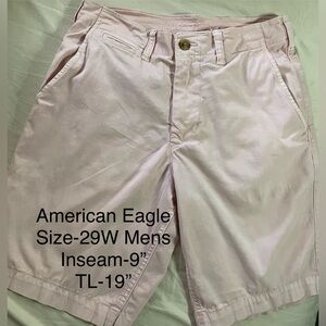 American Eagle Outfitters Mens Pink Cargo Shorts
